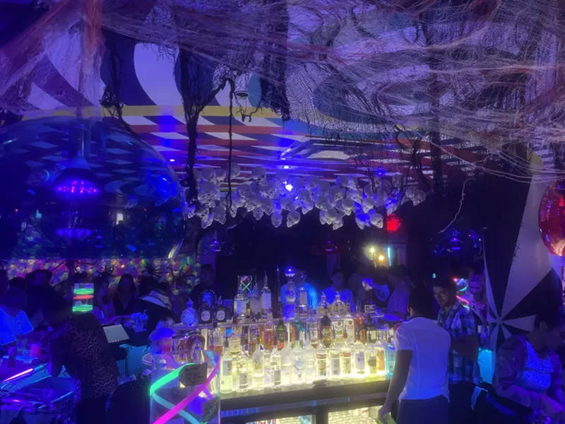 Image: Wonder Bar has a cocktail called Scary AF that requires two people to order.