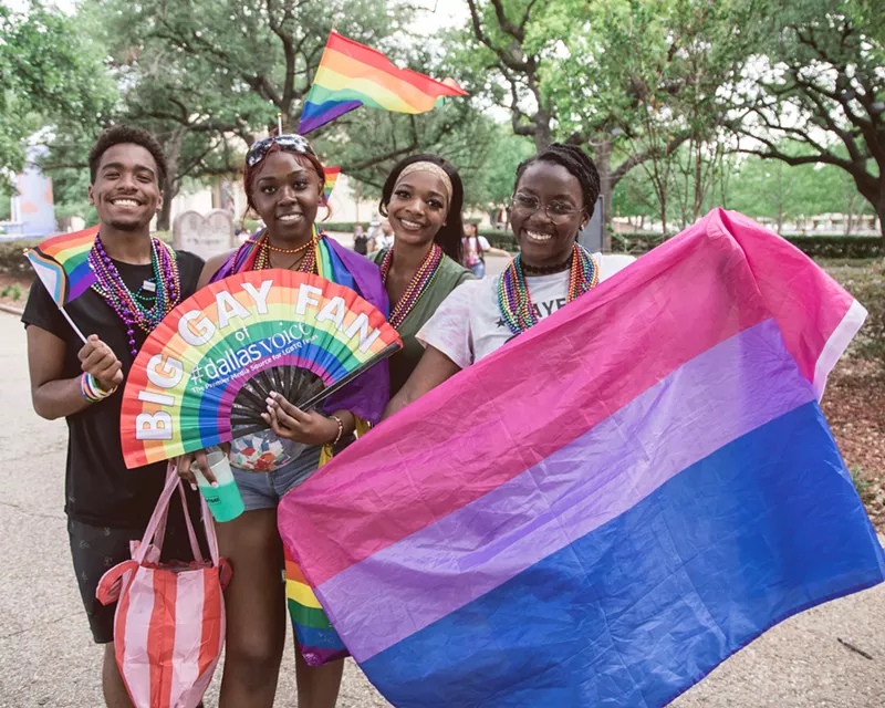 Image: Fans of Pride Month show their support at Fair Park.