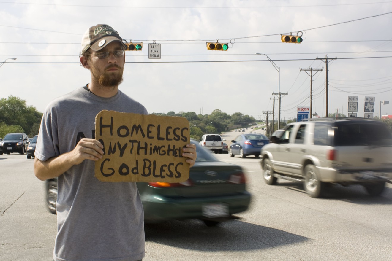 The lawsuit says Dallas' anti-panhandling measures have all been about scoring political points.