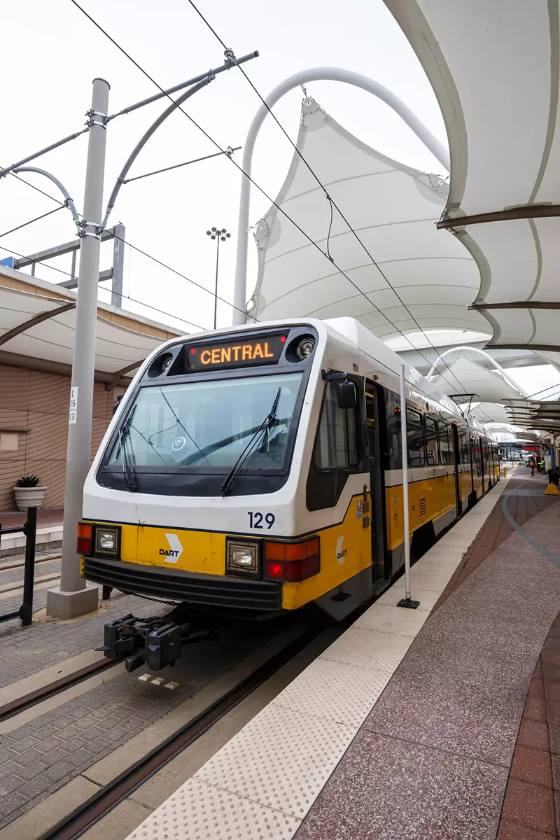Image: There are four existing DART lines, covering 93 miles and serving 65 stations.