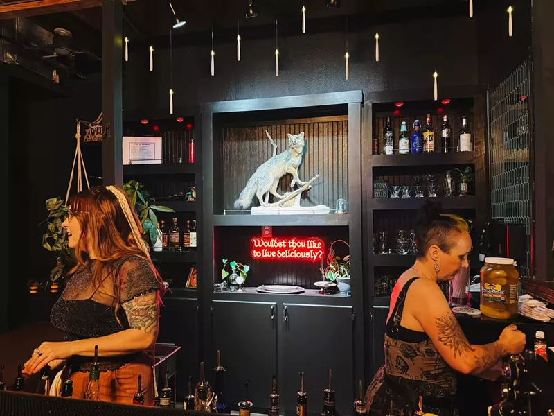 Image: They have bewitched us, body and soul: The new Denton bar is a haven for witches.