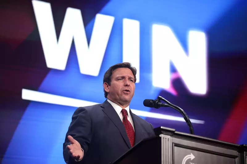 Image: Florida Gov. Ron DeSantis has won some conservative hearts in Texas.