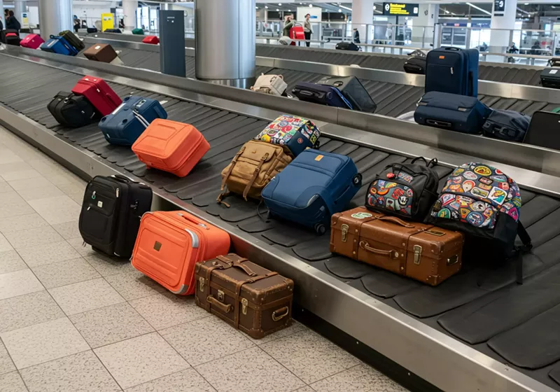 Image: airline baggage claim