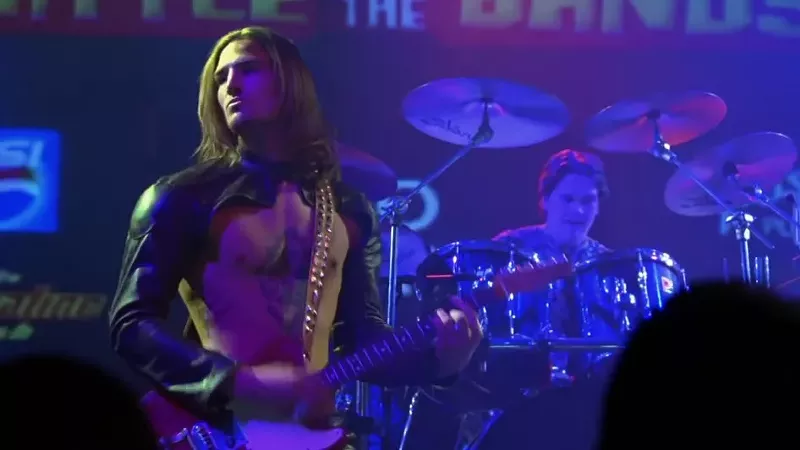 Image: Believe it or not, the guy in the ... "shirt" is Tyler County District Attorney Lucas Babin playing a guitar player named Spider in the band No Vacancy in the 2003 Richard Linklater film School of Rock.