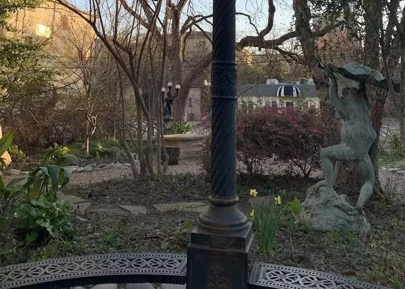 Image: A photo of Dallas' Dragon Garden, which used to be Oak Lawn's secret garden.