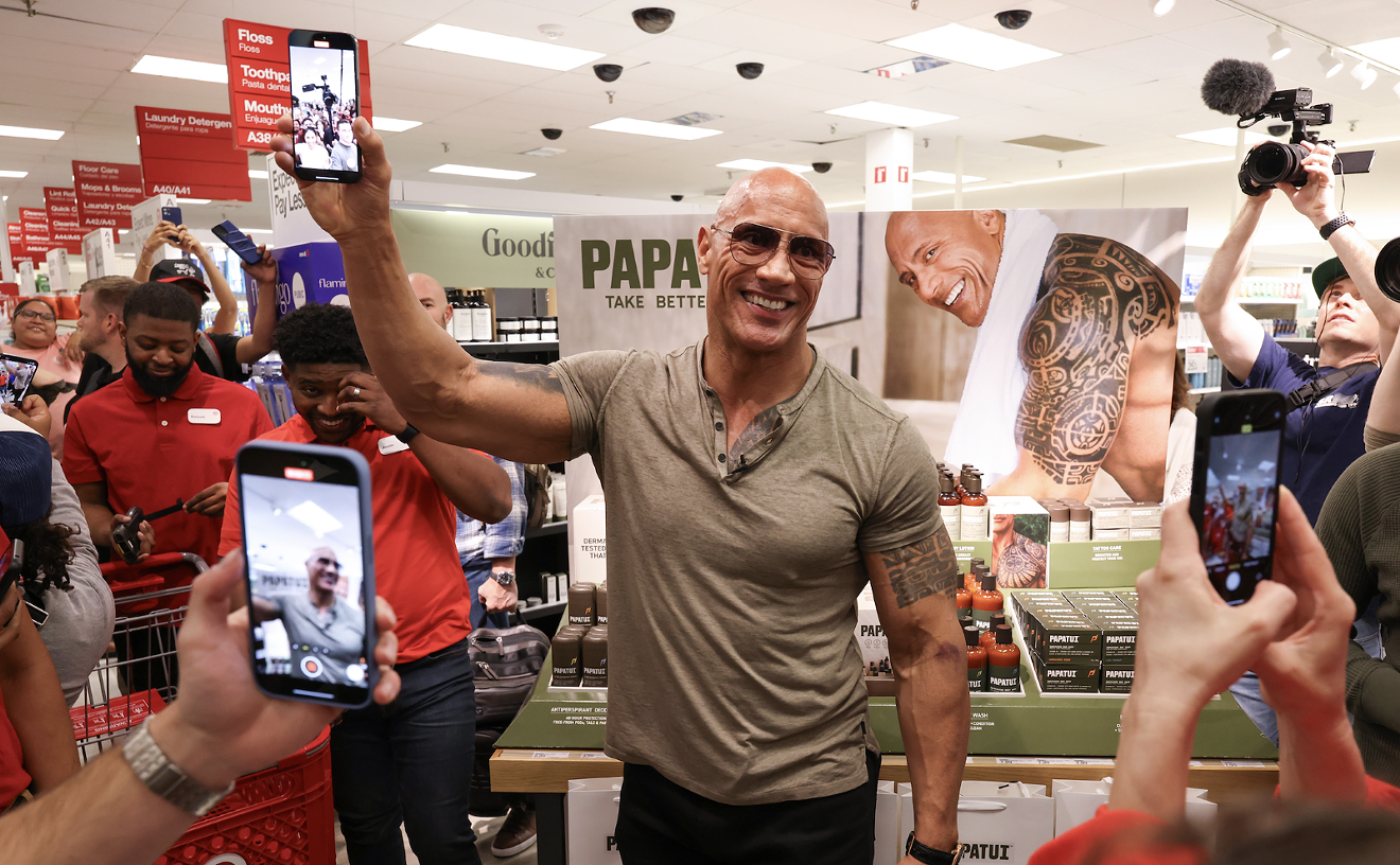 Dwayne 'The Rock' Johnson Makes a Stop at a Dallas Target
