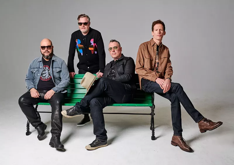 Image: The Barenaked Ladies are from left: Tyler Stewart, Ed Robertson, Kevin Hearn and JIm Creeggan.