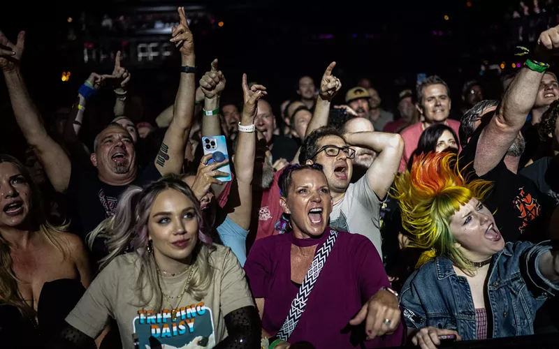 Image: The crowd going wild for Tripping Daisy on June 29.