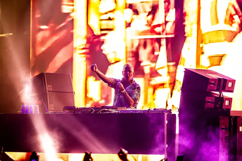Image: Fatboy Slim playing SILO Dallas.