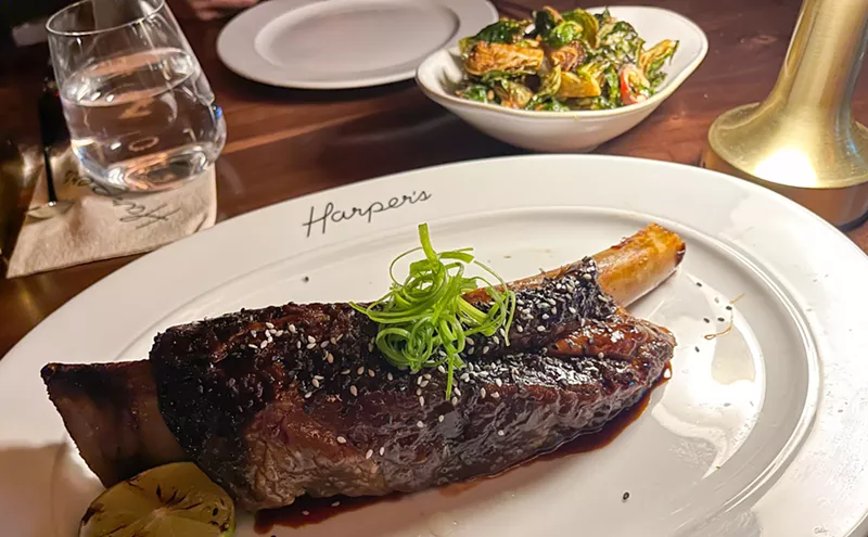 Image: First Look: A Giant Ball of Ice and Flames at Harper's in Deep Ellum