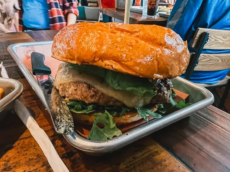 Image: We never expected a turkey burger to taste so good until we tried LSA Burger's version at the new Grandscape location.