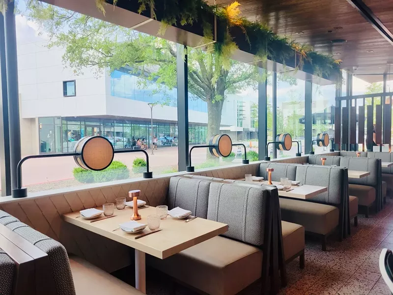 Image: The swank interior of Meridian at The Village