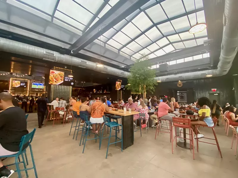 Image: The interior of Federals is a stark contrast to the exterior.