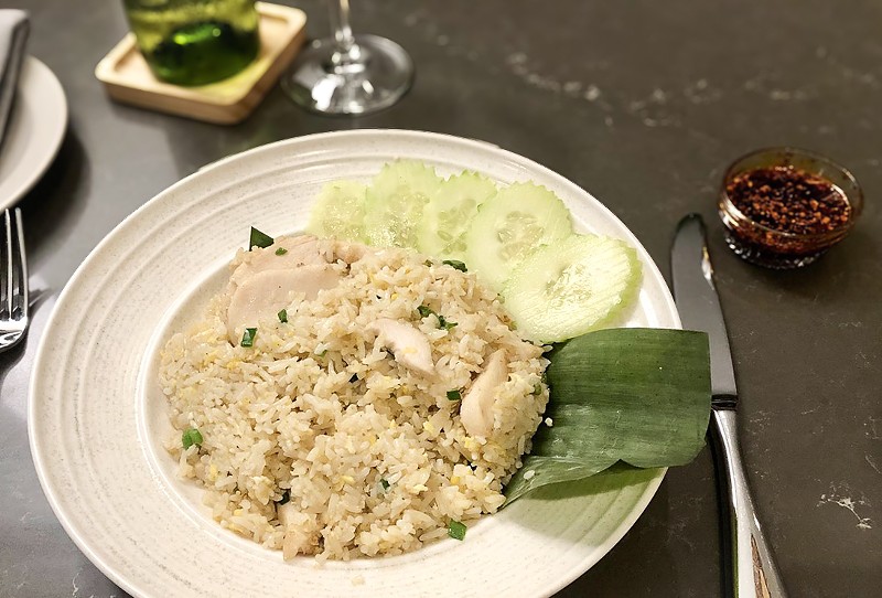 The chicken fried rice at Tande Thai will set you back $17.