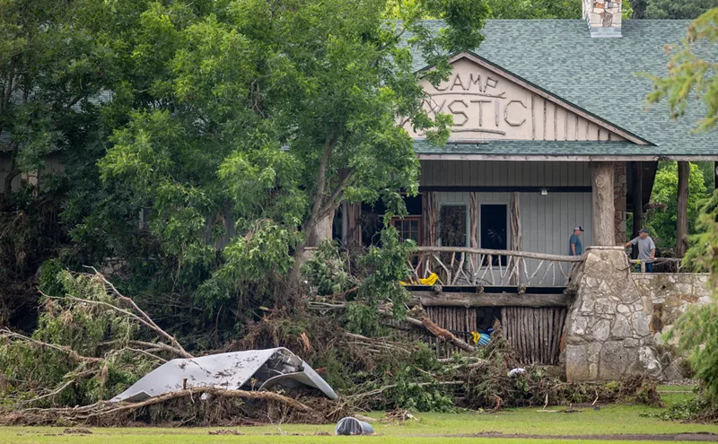 Image: Flooding Swept Through a Texas Summer Camp. Then Came the Conspiracy Theories