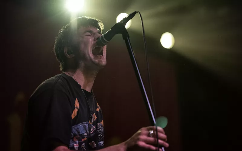 Image: Fontaines D.C. frontman Grian Chatten was the one to watch on Friday.