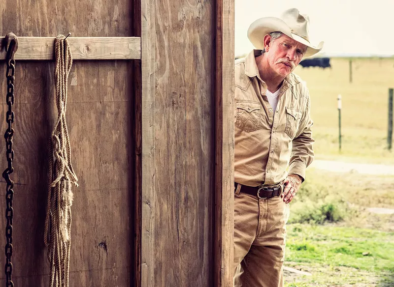 Image: Thomas Haden Church onset in "Accidental Texan," where he plays a rugged Texan — a role for which he was born and raised.