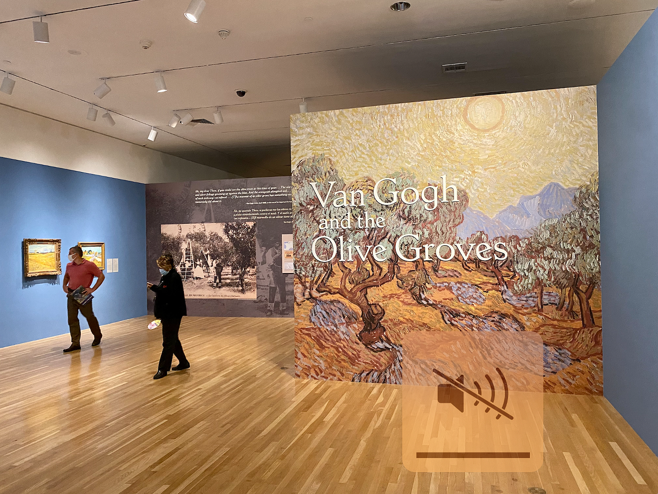 The  entrance to the DMA's Van Gogh exhibition, which leads to a world of insight into the painter's work.