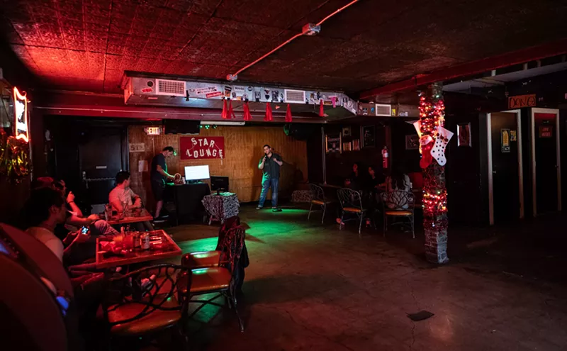 Image: After replacing two sinks in three years, Charlie's co-owner Allen Falkner says faucet fornicators shouldn't boink in the bar.