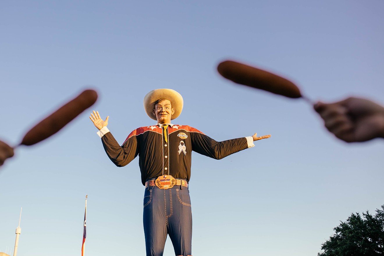 Corny dogs and Big Tex hold this city together.