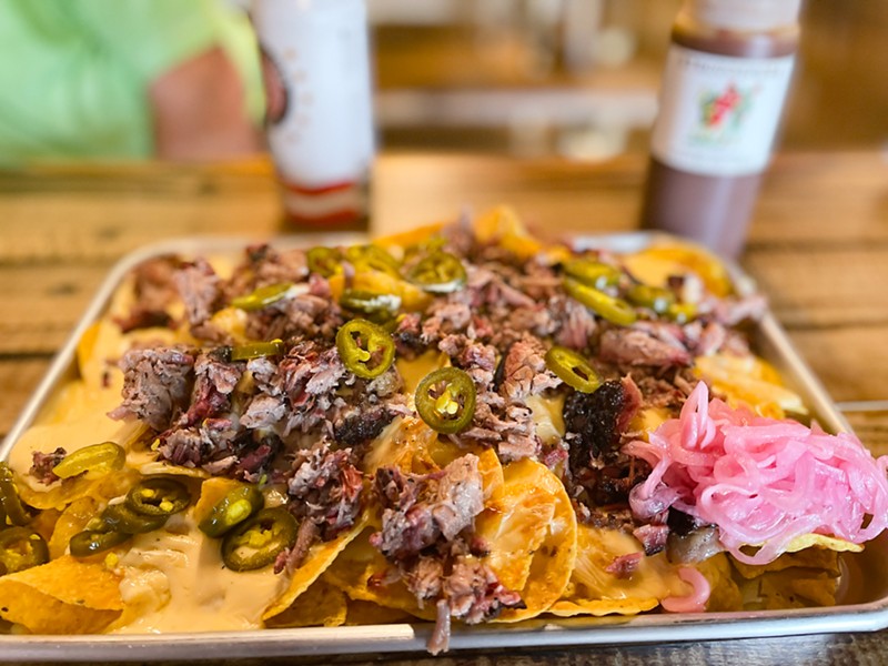 The brisket nachos alone are worth a trip.