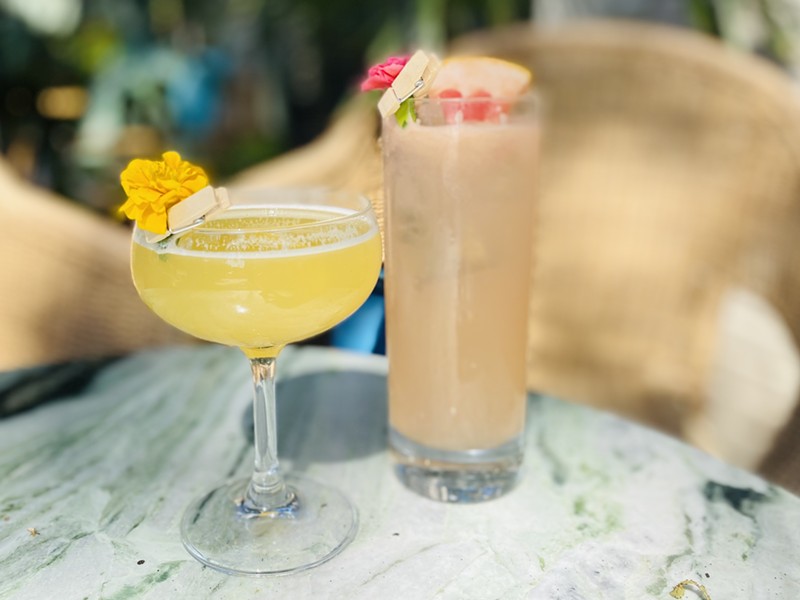 Flight of the Bees and Silent Dove are two from-scratch mocktails at Paradiso.