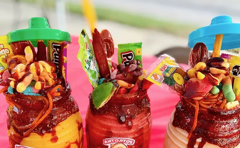 Image: Getting Slushed in Garland; It's Mayhem at Antojitos El Panzon