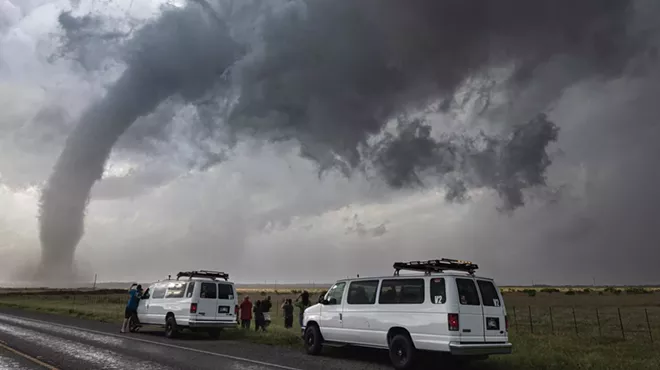 Extreme Tornado Tours travel across Oklahoma and Texas scouting for twisters.