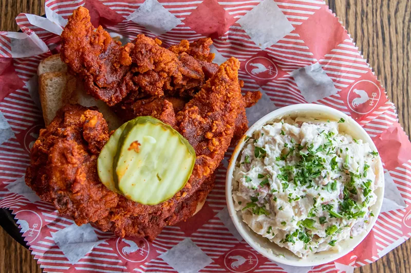 Image: hattie Bs chicken and slaw.