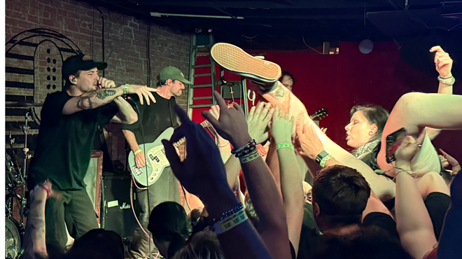 Man performing on stage