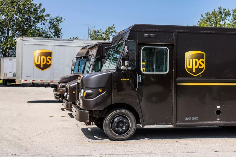 Image: ups trucks