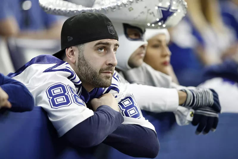Image: sad dallas cowboys fan
