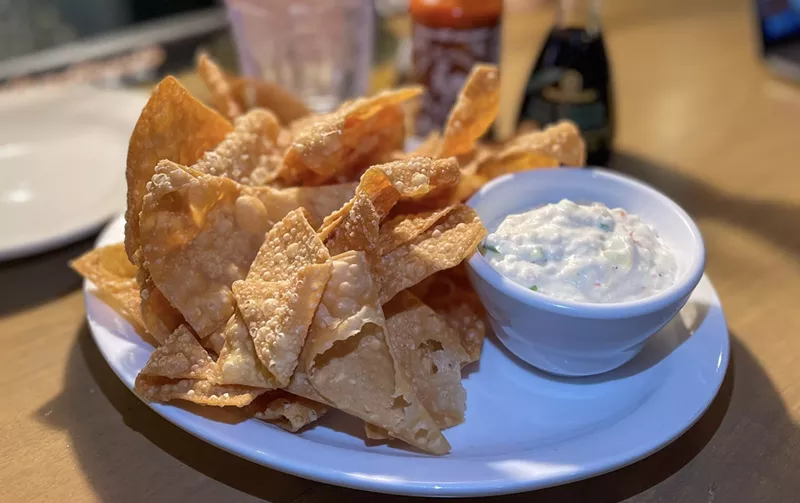 Image: Crab rangoon at Hei Hei