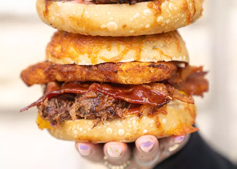Image: Bacon, egg and cheese? What if it had brisket and a hashbrown?