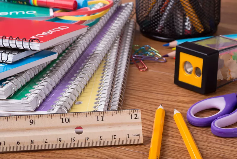 Image: See all those school supplies up there? Expensive.