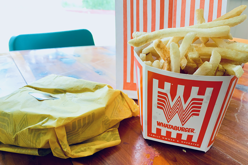 Image: Use the app to get a 75-cent burger at Whataburger today.