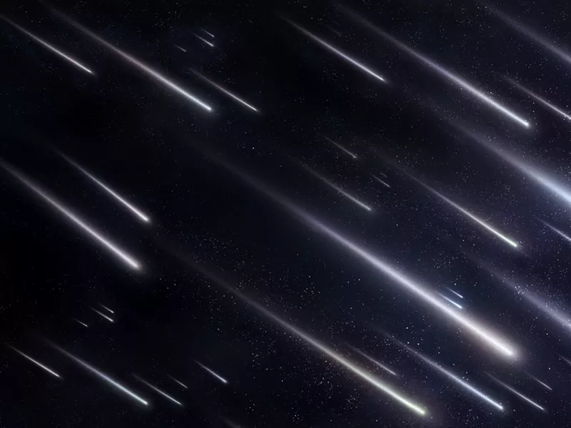 Image: meteor shower