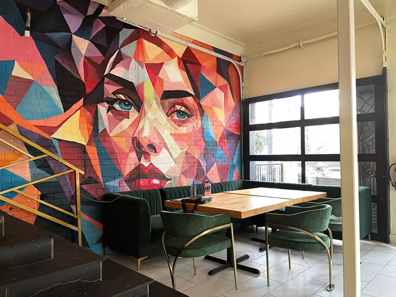 Image: The mural at Amelia.