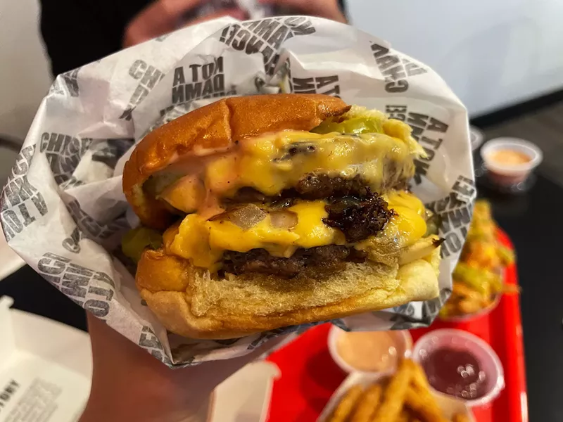 Image: The NADC burger was created to be indulgent, yet familiar.