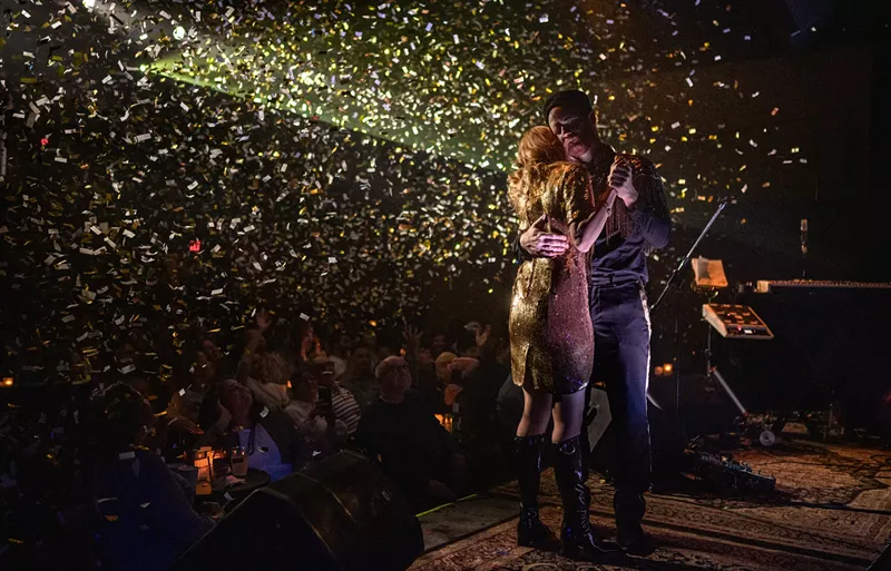 Image: Jacob Metcalf had a love fest for his album Monitors on Tuesday night.