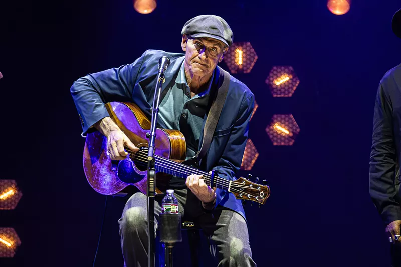 Image: The Iconic James Taylor closed out his U.S. summer tour dates in Fort Worth on Wednesday night.