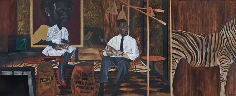 Image: Jammie Holmes' art has taken off around the world.