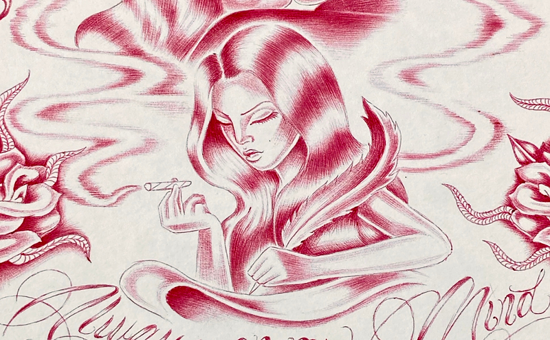 Image: Jaquelyn Rodriguez Is the Ballpoint Art Queen of Dallas