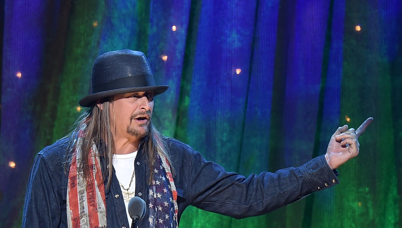 When we learned Kid Rock was coming to town later this month, we held up a different finger.