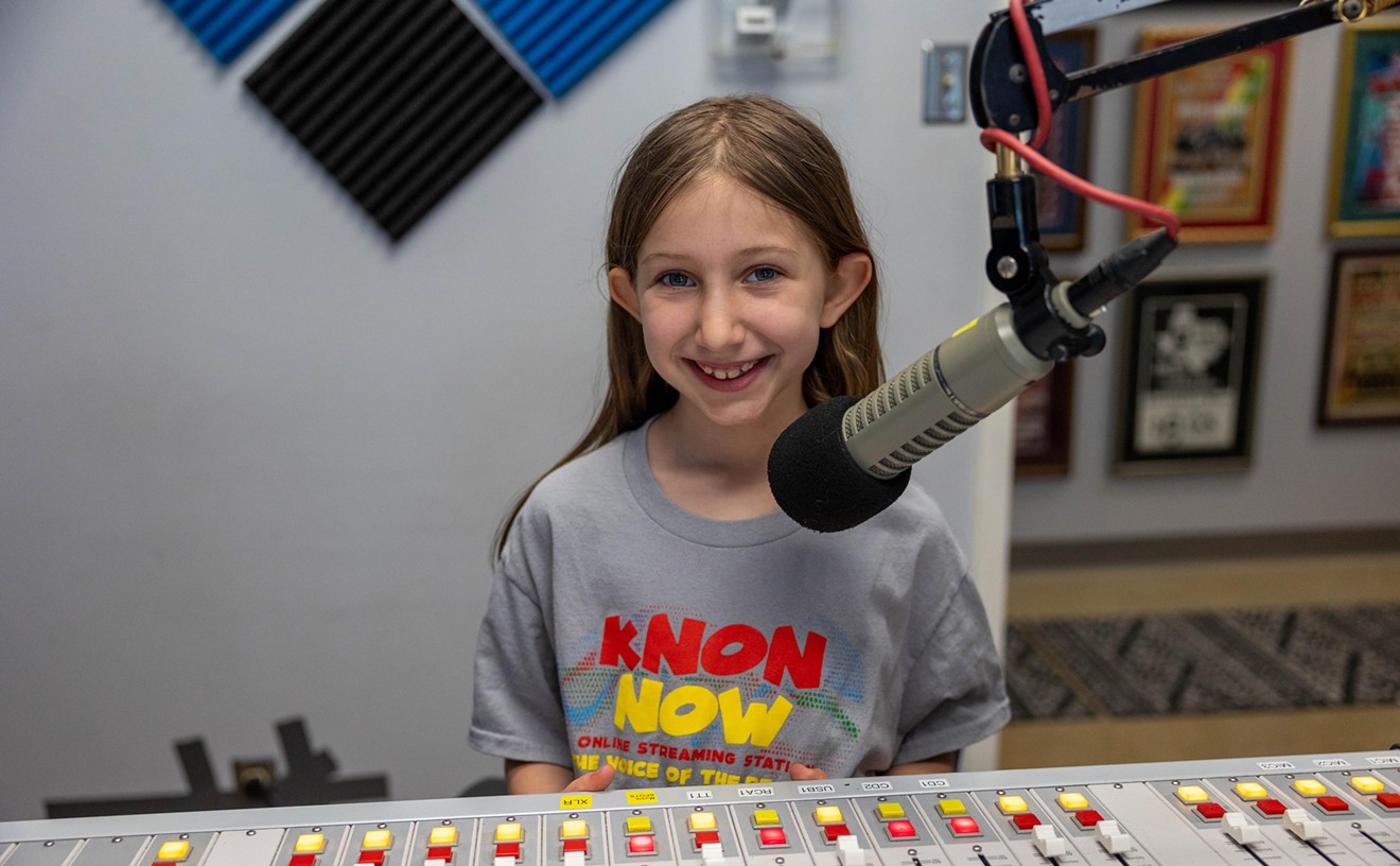 KNON's Mary Ella Woodstock Is Now on the Air. She's 8.