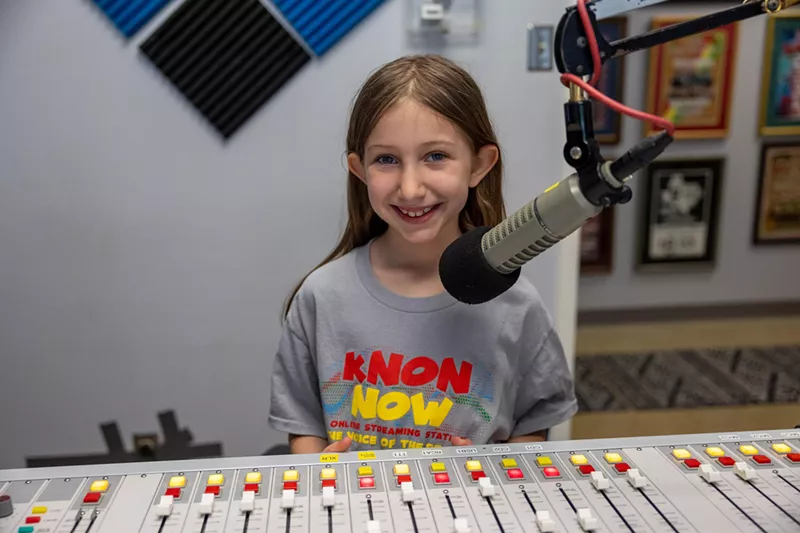 Image: Kidz Star Radio host Mary Ella Woodstock.