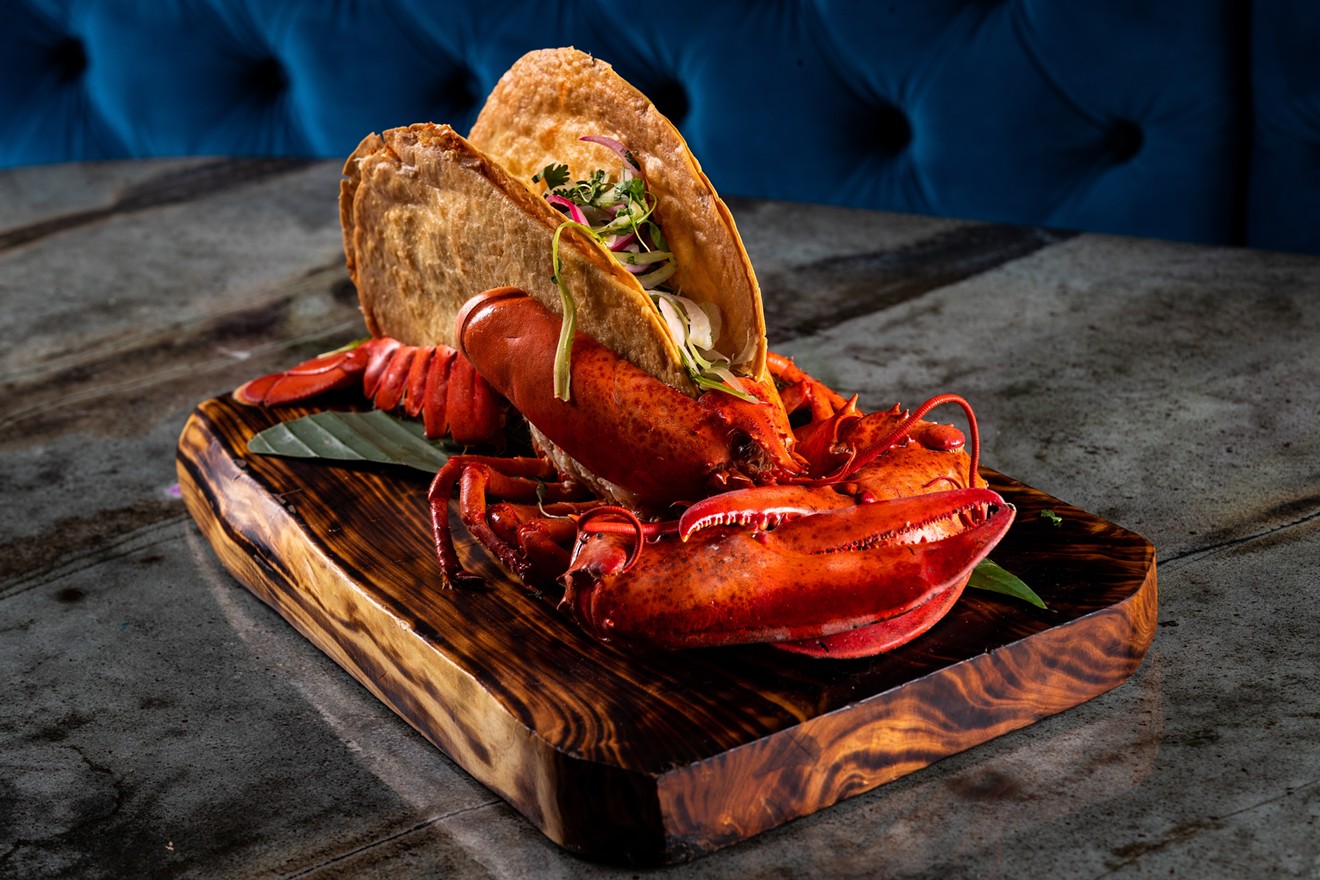 The Lobsta, a marquee dish at La Neta, offers a whole lobster.