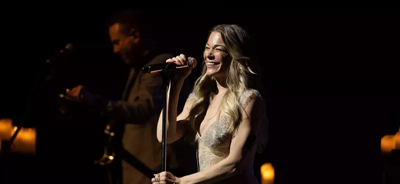 Image: LeAnn Rimes performed at an intimate-feeling Winspear show.