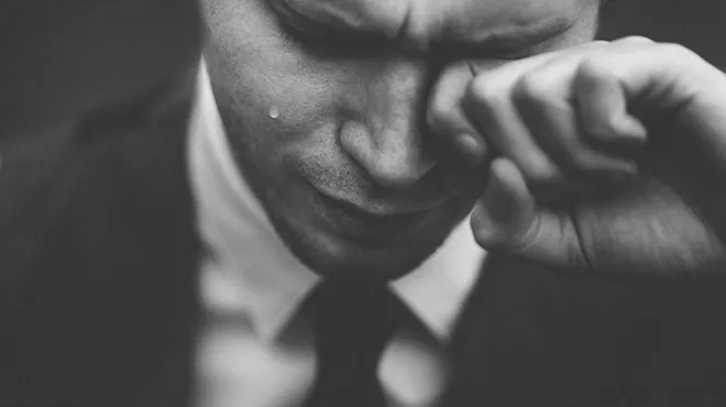crying man