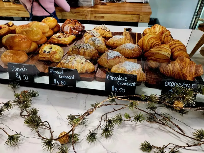 Image: Danishes and croissants at Lubellas